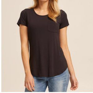 Peachmama Black Nursing Tee Size Large